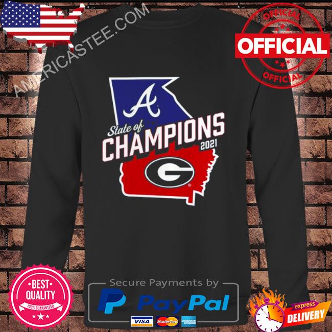 Official Atlanta Braves Georgia Bulldogs Champions First Time Together 2023  Shirt, hoodie, sweater, long sleeve and tank top