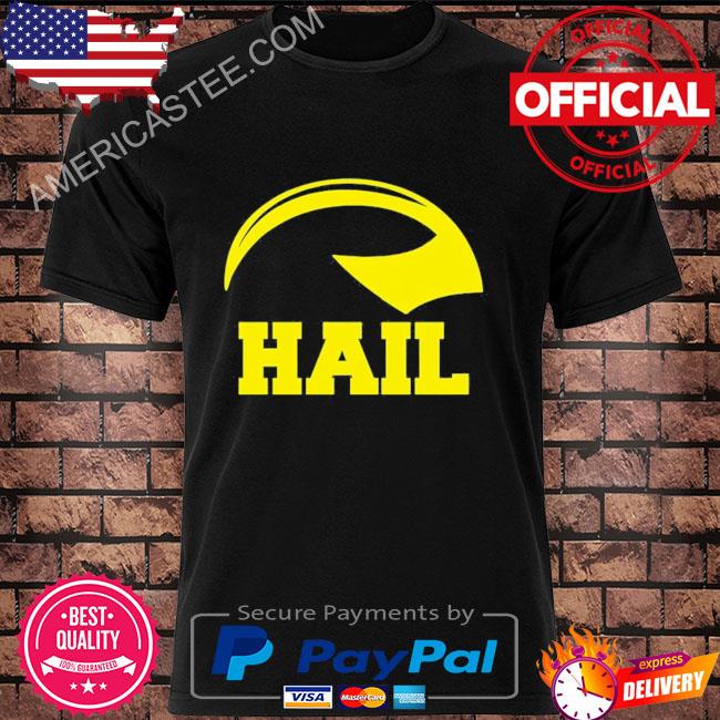 Official Hail michigan helmet football victors shirt