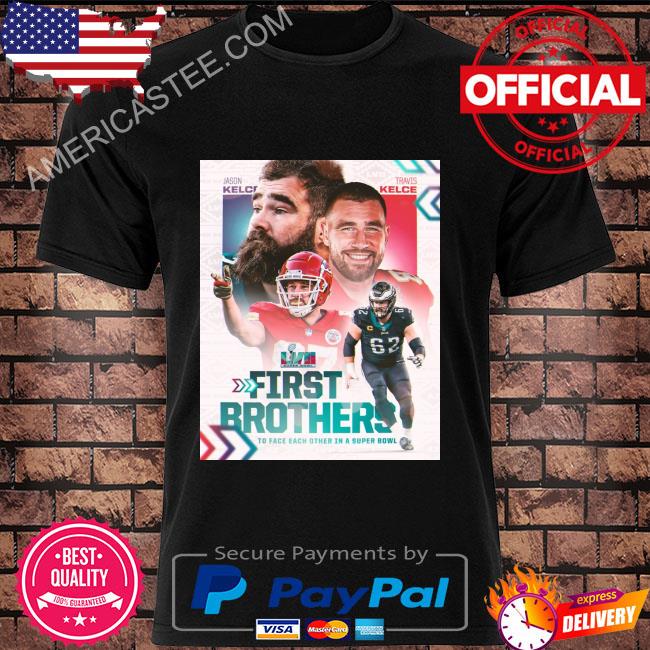 brother nature Travis Kelce kissing Jason Kelce shirt