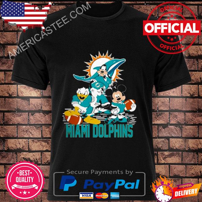 Mickey mouse Donald and Goofy Miami Dolphins football shirt, hoodie,  sweater, long sleeve and tank top