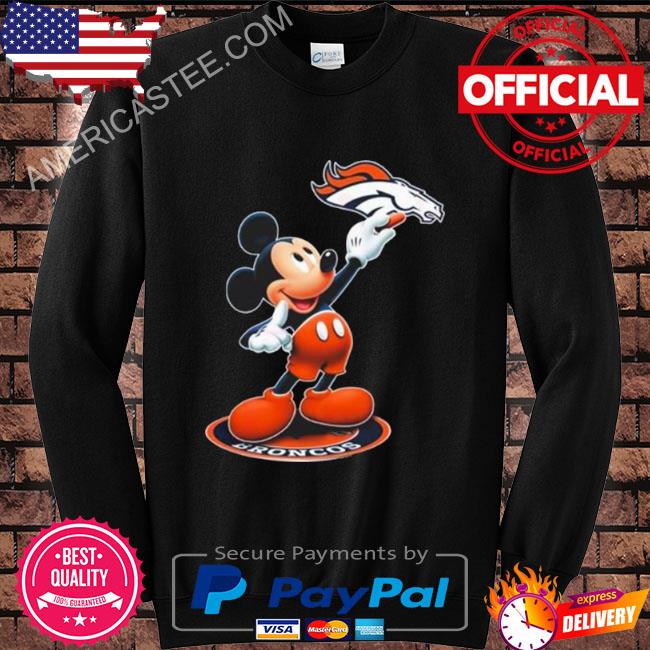 Denver Broncos Mickey Mouse Disney Nfl Shirt Youth Ls Shirt funny