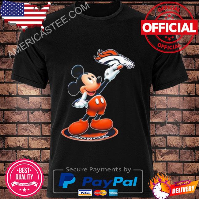 NFL Football Denver Broncos Magic Mickey Disney Shirt T Shirt