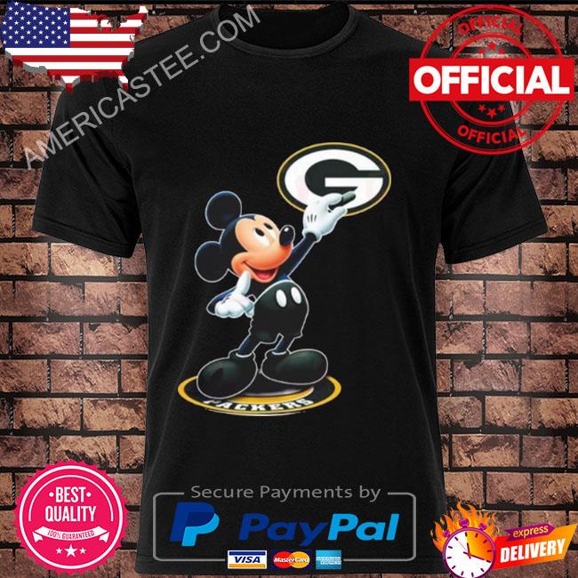 Mickey Mouse Nfl green bay packers logo 2023 shirt