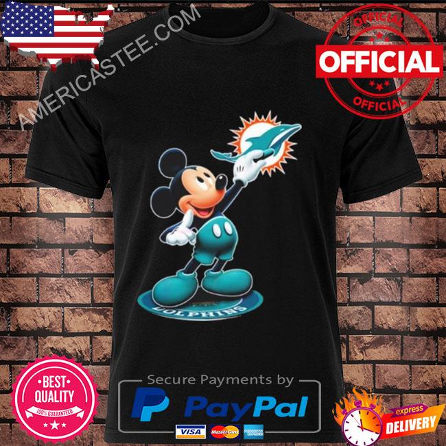 Mickey Mouse Nfl miami dolphins logo 2023 shirt