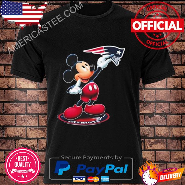 I Love The Patriots Mickey Mouse New England Patriots Women's T-Shirt 