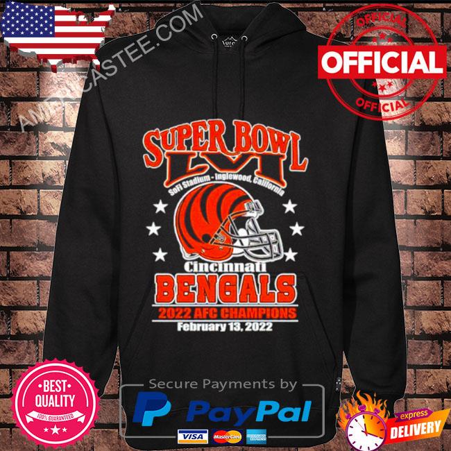 Official Superbowl LVI Cincinnati Bengals 2022 AFC Champions shirt, hoodie,  sweater, long sleeve and tank top