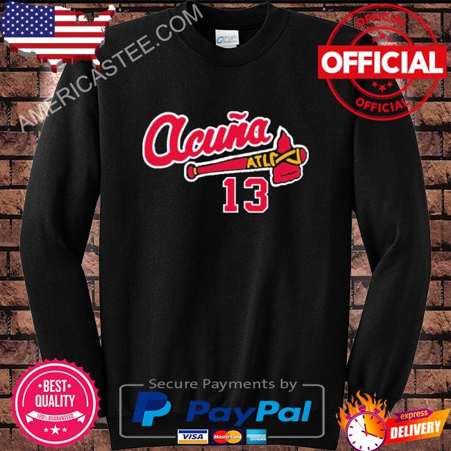 13 atlanta braves acuna baseball shirt - Limotees