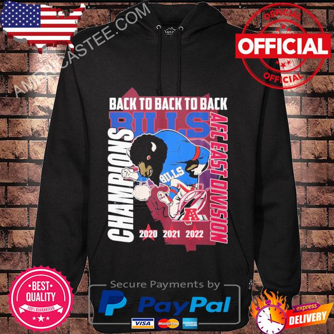 Buffalo Bills Back to Back AFC East Division Champions 2020 2021 2022  shirt, hoodie, sweater, long sleeve and tank top