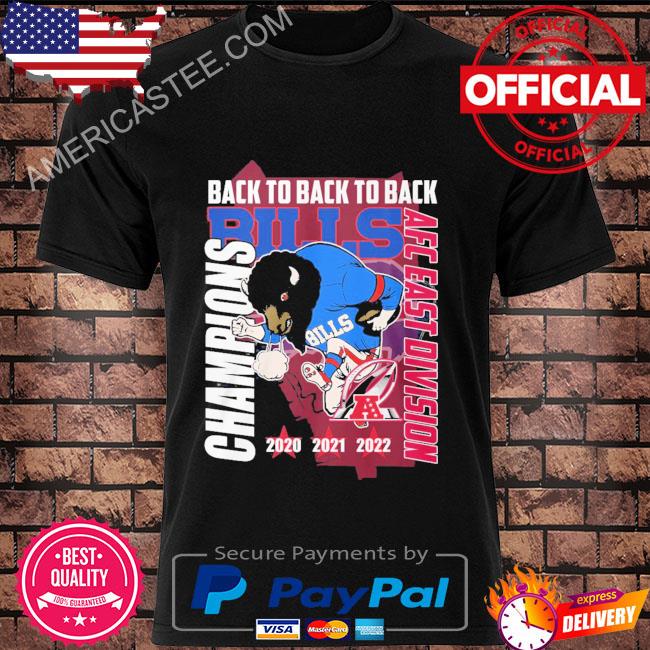 Buffalo Bills 2022 AFC East Champions Back to back to Back shirt, hoodie,  sweater, long sleeve and tank top