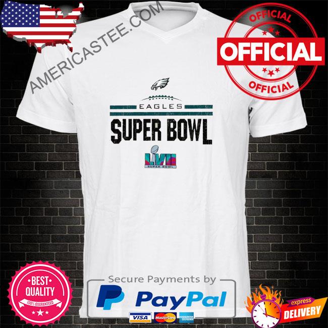 Philadelphia Eagles Majestic Threads Super Bowl LVII Goal Line Stand Raglan T-Shirt