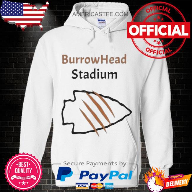 Premium Burrowhead stadium Joe Burrow t-s Hoodie white