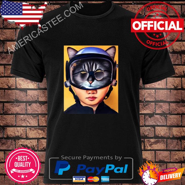 Premium Cat Face Design Motive Shirt