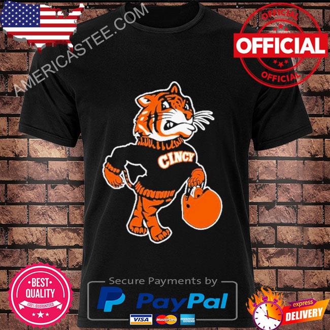 Premium Cincinnati Bengals Vintage Fighting Mascot T-Shirt