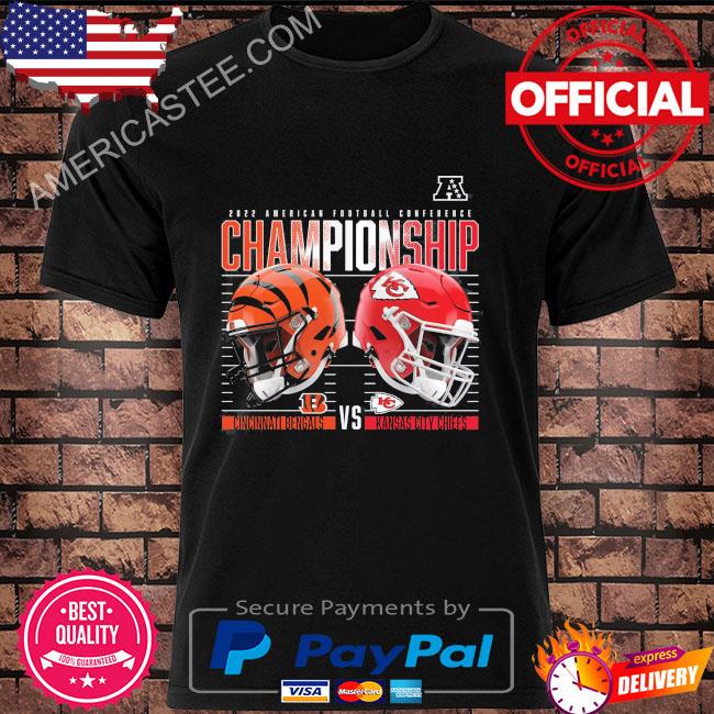 Cincinnati Bengals vs. Kansas City Chiefs 2022 AFC Championship T shirt