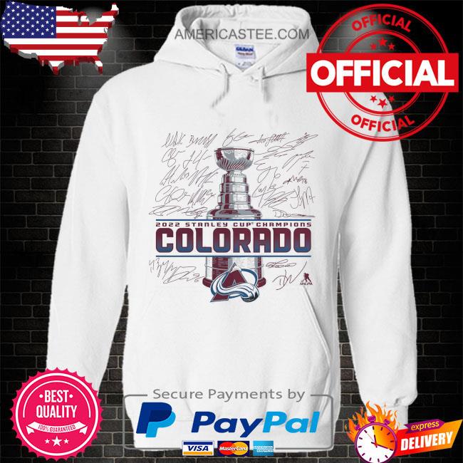 Official Colorado avalanche stanley cup champions 2023 t-shirt, hoodie,  sweater, long sleeve and tank top