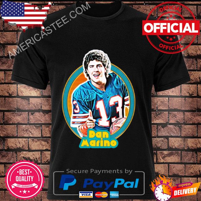 Dan marino football retro caricature shirt, hoodie, sweater, long sleeve  and tank top