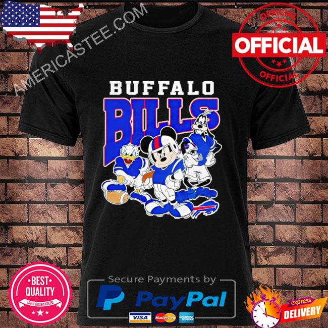 Premium Disney Mickey Mouse And Friends Buffalo Bills T Shirt