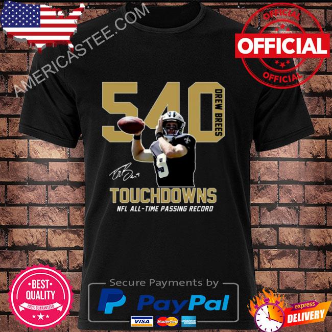 Premium Drew Brees 540 Touchdowns Nfl All Time Passing