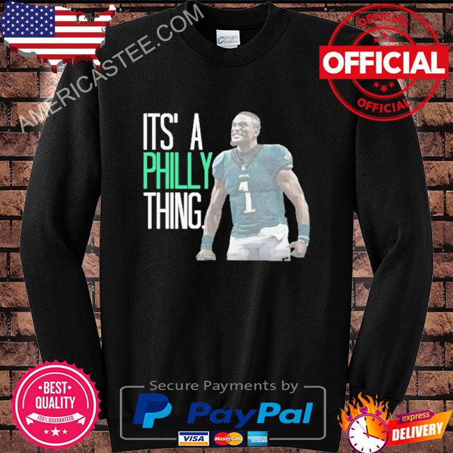 JALEN HURTS PHILADELPHIA EAGLES 2023 T-SHIRT. ITS A PHILLY THANG