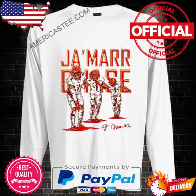 Ja'Marr Chase 1 signature shirt, hoodie, sweater, long sleeve and