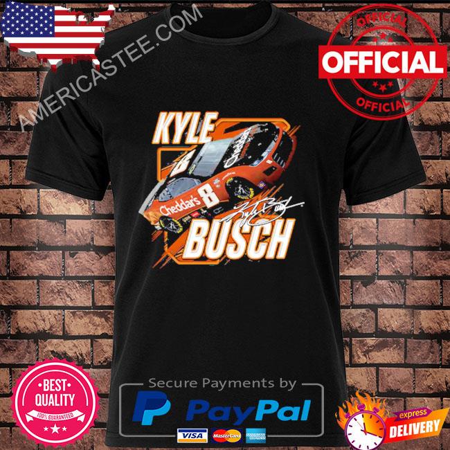 Premium Kyle busch richard childress racing team collection black cheddars two-spot car shirt