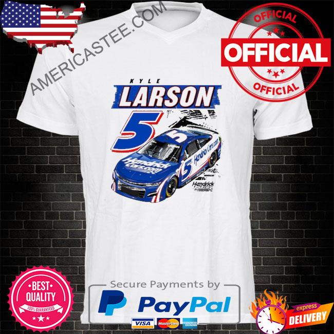 Premium Kyle larson hendrick motorsports team collection heather gray three-spot car shirt