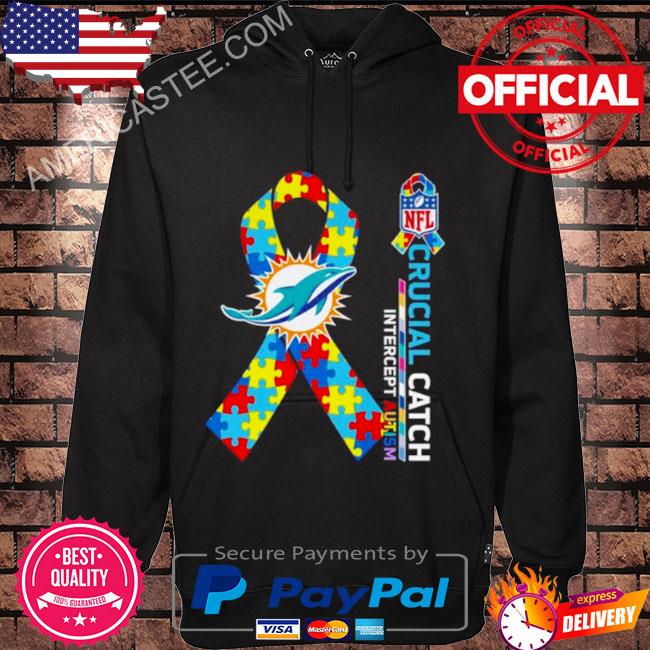 Miami Dolphins crucial catch intercept autism 2023 shirt, hoodie