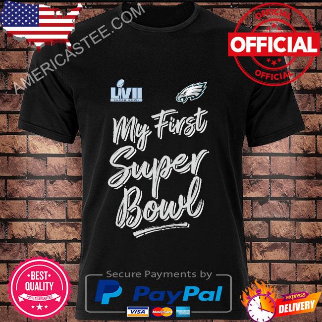 Newborn philadelphia eagles black super bowl lvii my first super