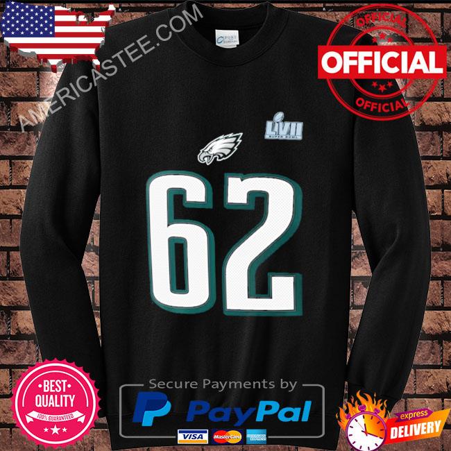 Premium Nike Jason Kelce Black Philadelphia Eagles Super Bowl LVII Name  Number T-Shirt, hoodie, sweater, long sleeve and tank top