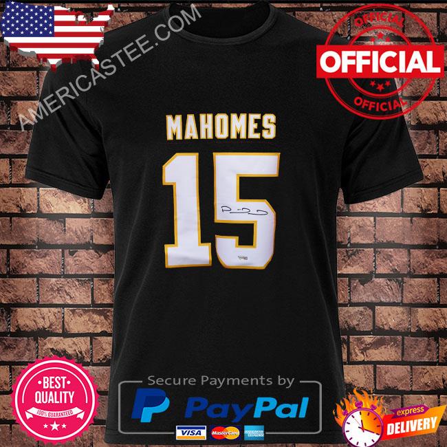 Premium Patrick Mahomes Back Signed Kansas City Chiefs Home Jersey Shirt