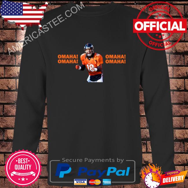 peyton manning long sleeve jersey