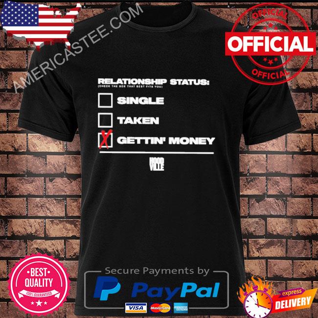 Premium Relationship status single taken gettin money shirt