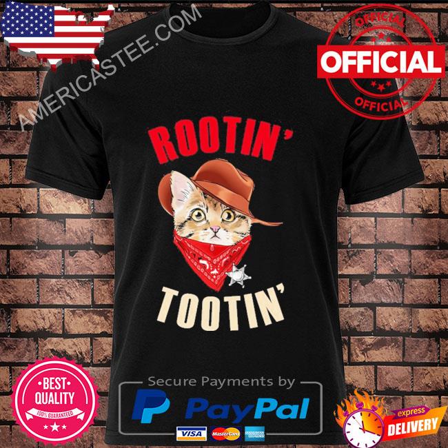 Premium Rootin' tootin' cowboy cat meme shirt