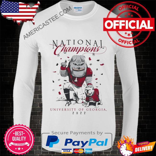 Georgia Bulldogs : 2022 Football National Champions Mascot T-Shirt