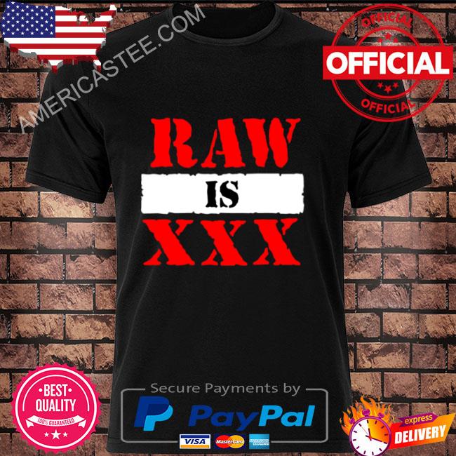 Premium Wwe raw is xxx 30th anniversary logo shirt