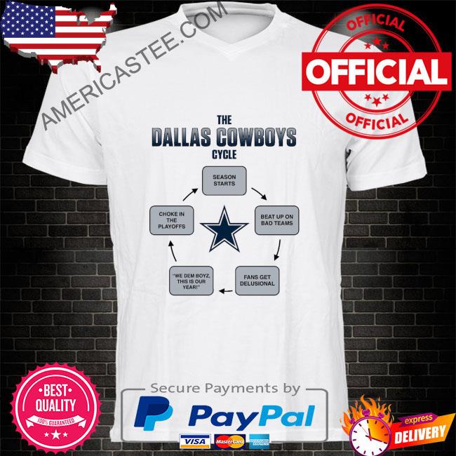 Dallas Cowboys Men's Shirt Red White and Team T