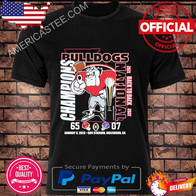 Georgia Bulldogs T-shirt - 2022 Back to Back National Champions