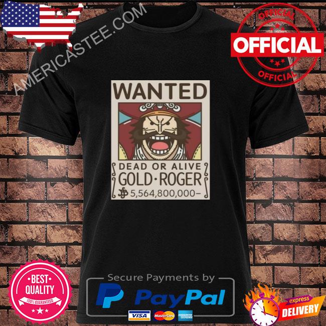 Wanted Guy Gol D Roger One Piece T-Shirt - Torunstyle