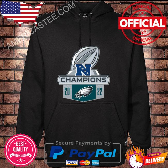 Philadelphia eagles wincraft 2022 nfc champions shirt, hoodie