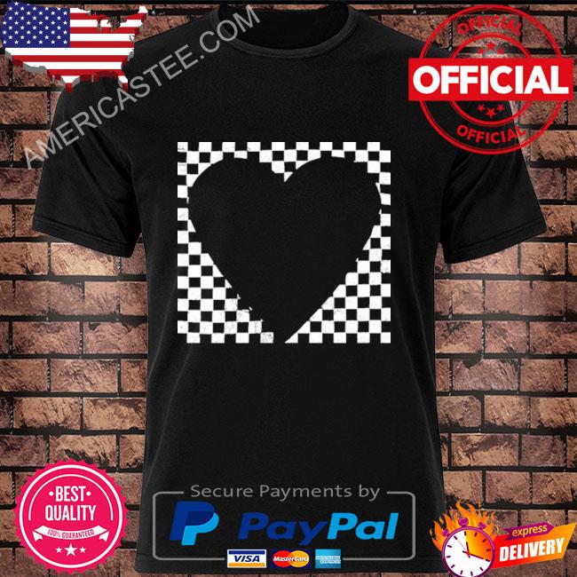 Apnap checkered heart pullover shirt
