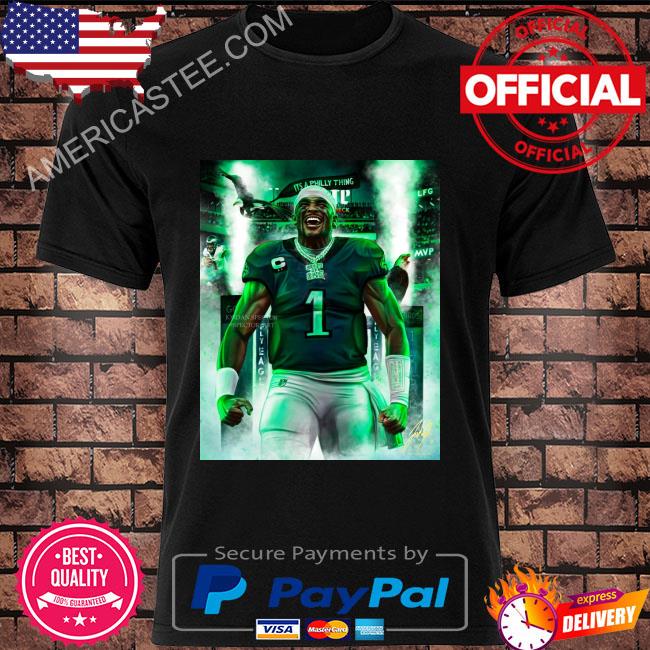 Jalen Hurts Philadelphia Eagles Black T-Shirt Philly Hurts So Good Black  T-Shirt