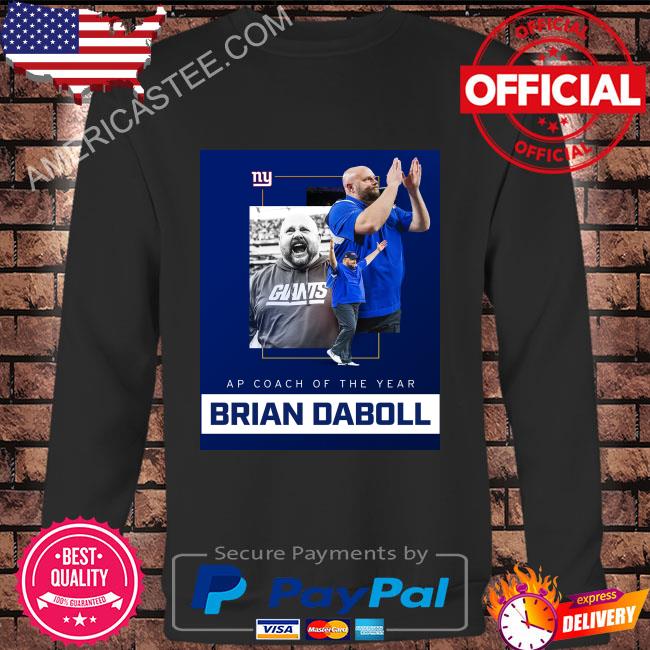 Brian Daboll New York Giants AP Coach of the year shirt, hoodie, sweater,  long sleeve and tank top