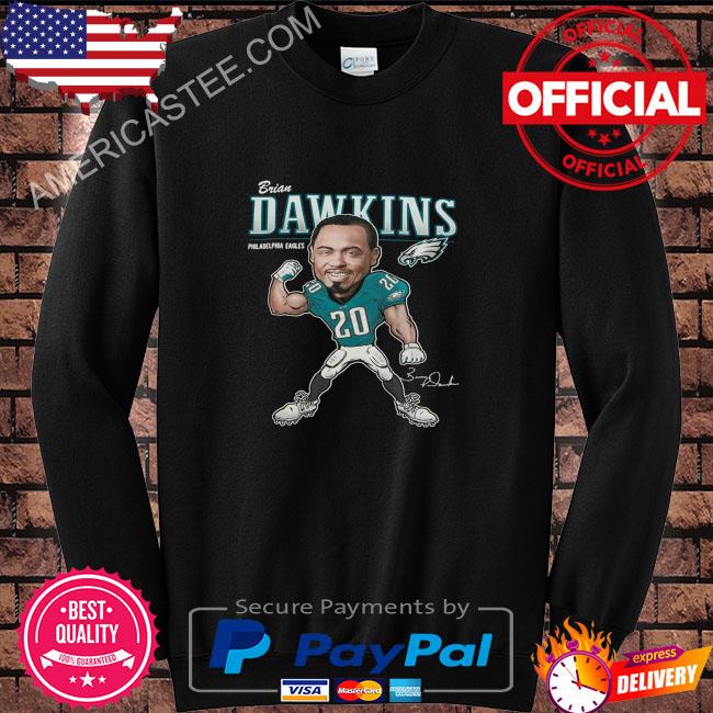 Caricatures Tee Philadelphia Eagles Brian Dawkins Super Bowl Shirt