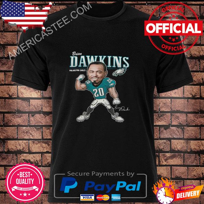 Brian Dawkins Philadelphia Eagles Homage Retired Player Caricature