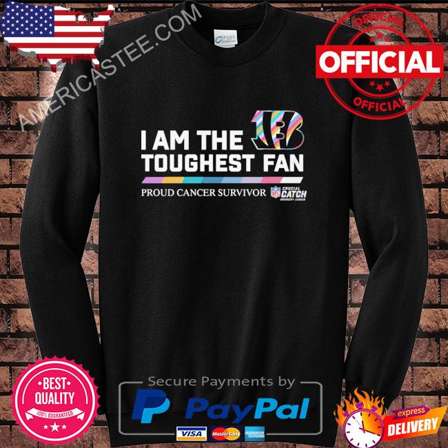 Official crucial Catch Intercept Cancer Cincinnati Bengals 2023 shirt,  hoodie, sweater, long sleeve and tank top