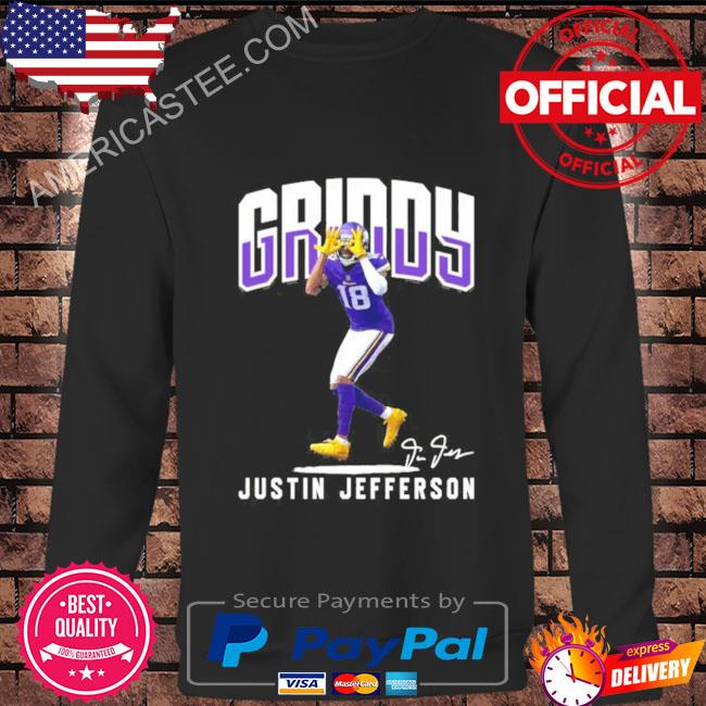 Best Justin Jefferson Griddy shirt, hoodie, sweater, long sleeve and tank  top