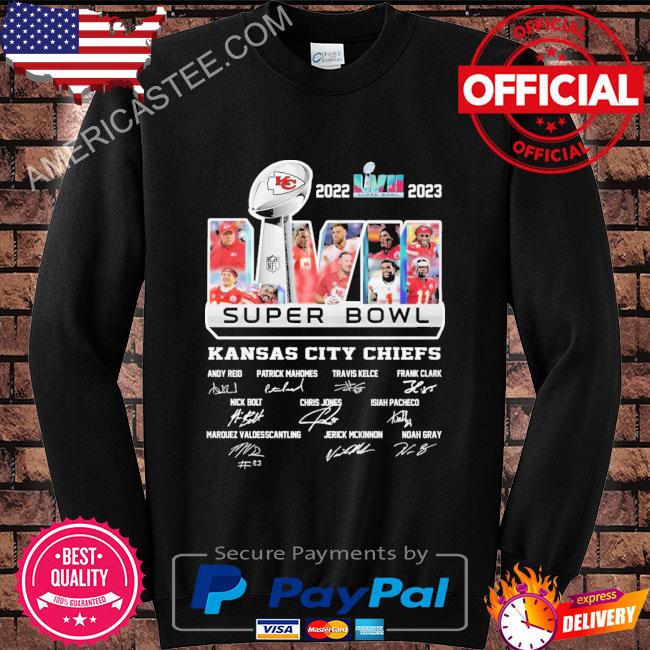 Kansas City Chiefs 2022-2023 Super Bowl LVII Signatures shirt, hoodie,  sweater, long sleeve and tank top