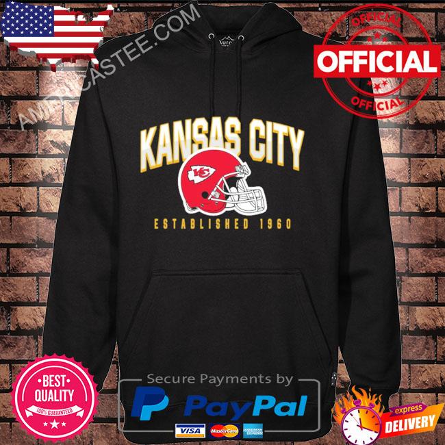 Kansas City Football Hooded Sweatshirt Est. 1960 Kansas City 