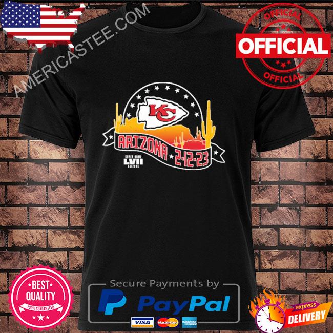 2023 Super Bowl LVII Kansas City Chiefs Arizona T-Shirt - T-shirts Low Price