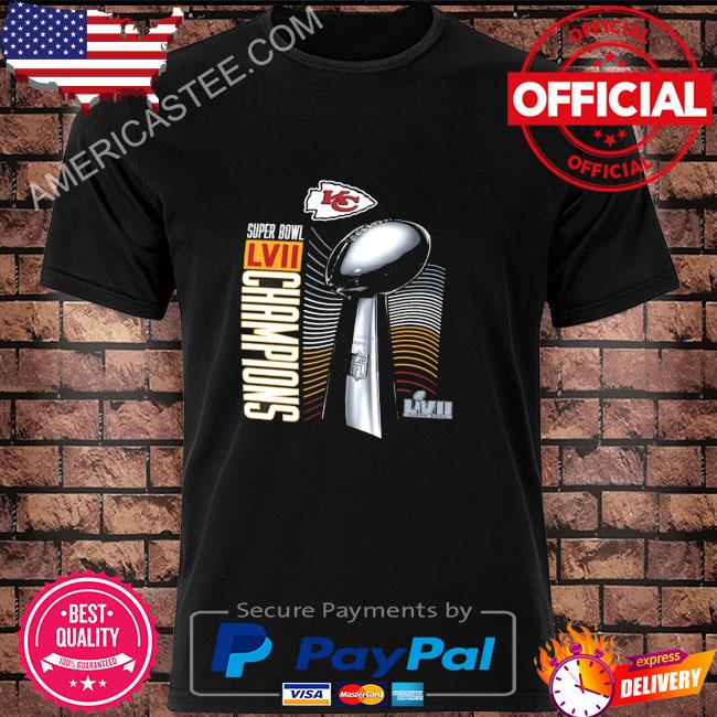 Kansas City Chiefs Nike Super Bowl Lvii Champions Lombardi Trophy T-shirt -  Shibtee Clothing